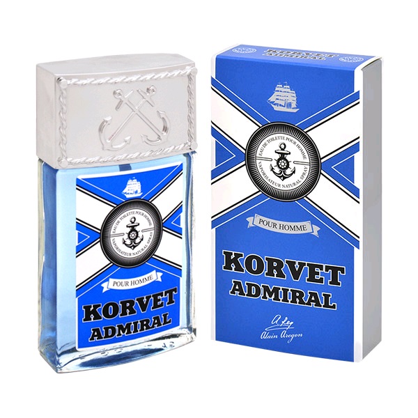 Туалетная вода мужская Korvet Admiral 100мл  от Alain Aregon + 1