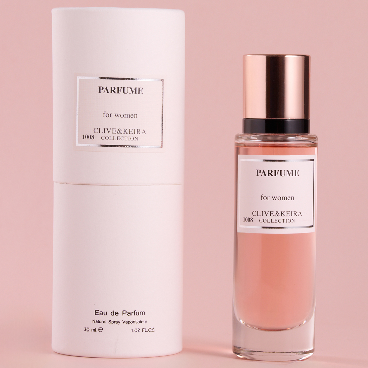Парфюмерная вода женская №1008 Parfume 30мл от Clive&Keira + 4