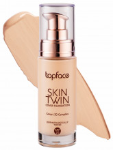 Тональный крем Двойное покрытие Skın Twin Cover Foundation SPF20, тон 001