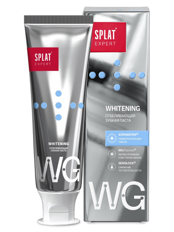 Expert Зубная паста отбеливающая Whitening  75мл от Splat + 1