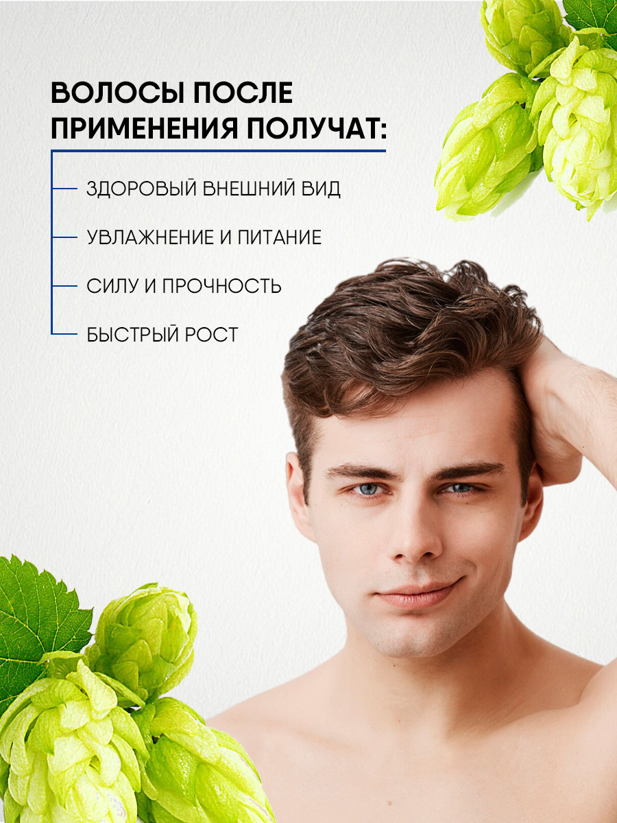 Men Белуга Шампунь-активатор роста волос 250мл от Natura Siberica + 7