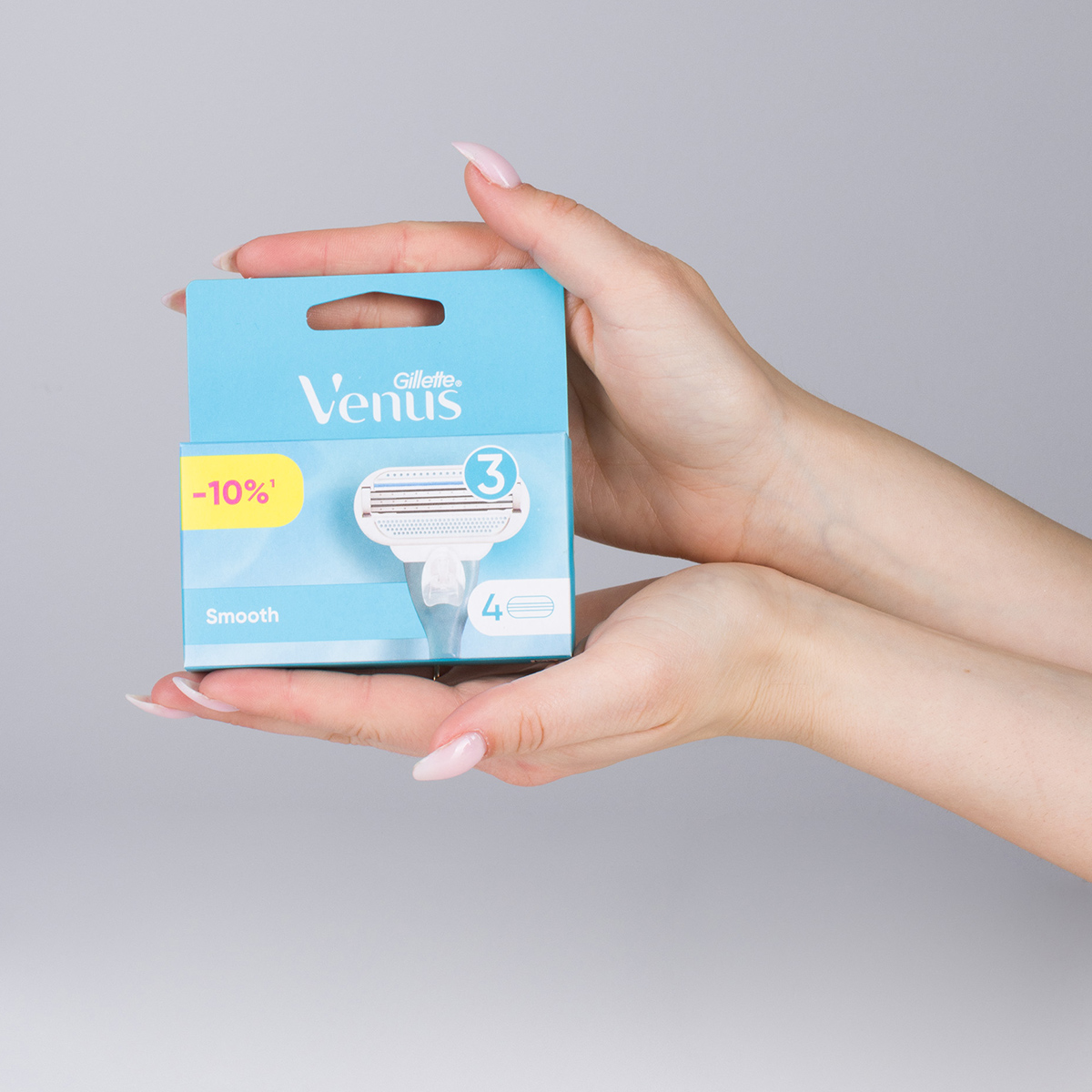 Venus Smooth Сменные кассеты 4шт от Gillette + 4