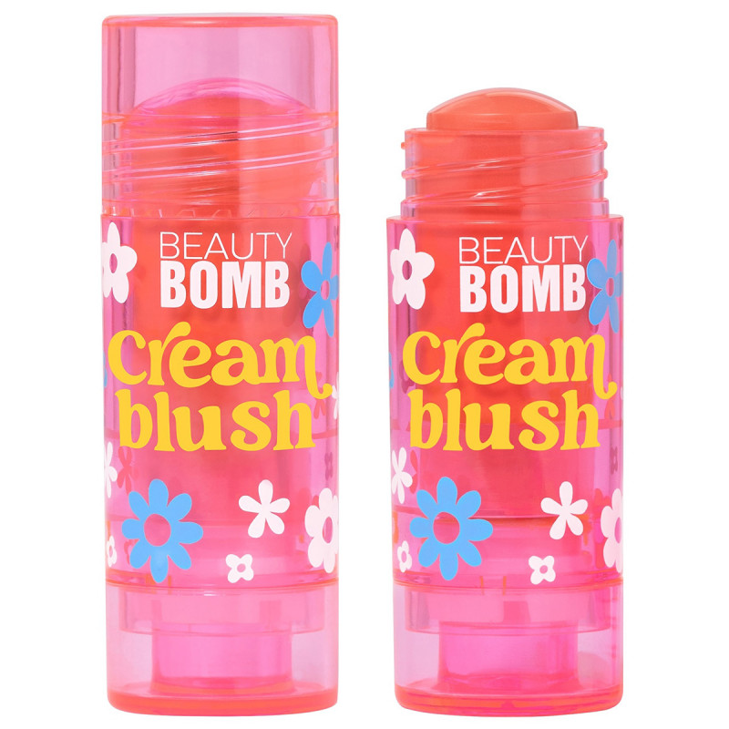 Румяна кремовые в стике, тон 01 персиково-оранжевый от Beauty Bomb + 1