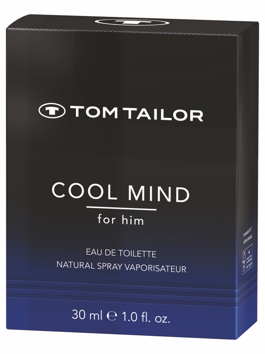 Cool Mind Туалетная вода мужская 30мл от Tom Tailor + 3