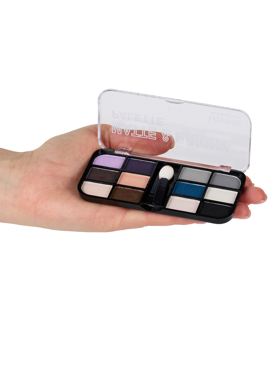 Matte & Bright Палетка теней для век, тон 02 от LavelleCollection + 5