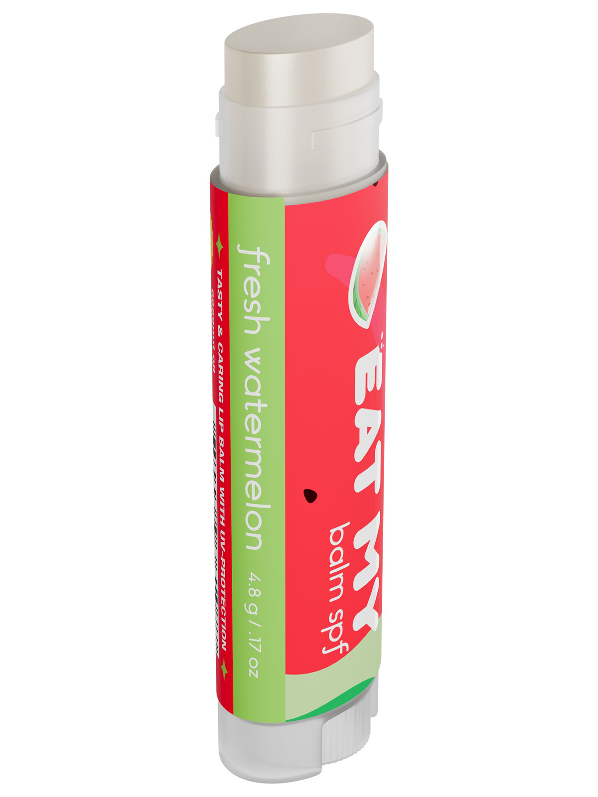 Бальзам для губ c SPF30 Свежий арбуз 4,8г от Eat My + 2