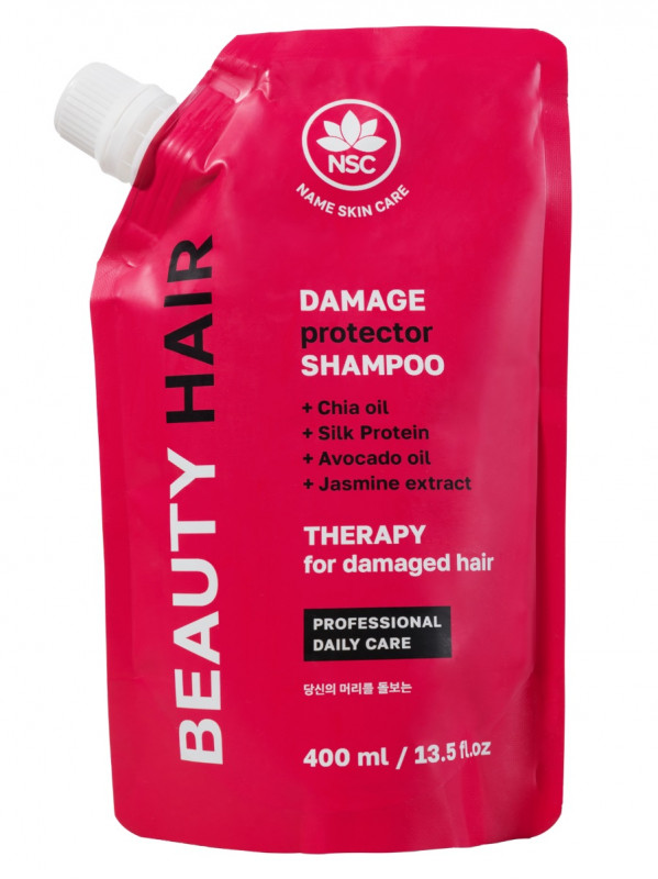 Beauty Hair Шампунь восстанавливающий для поврежденных волос 400мл от NSC + 1