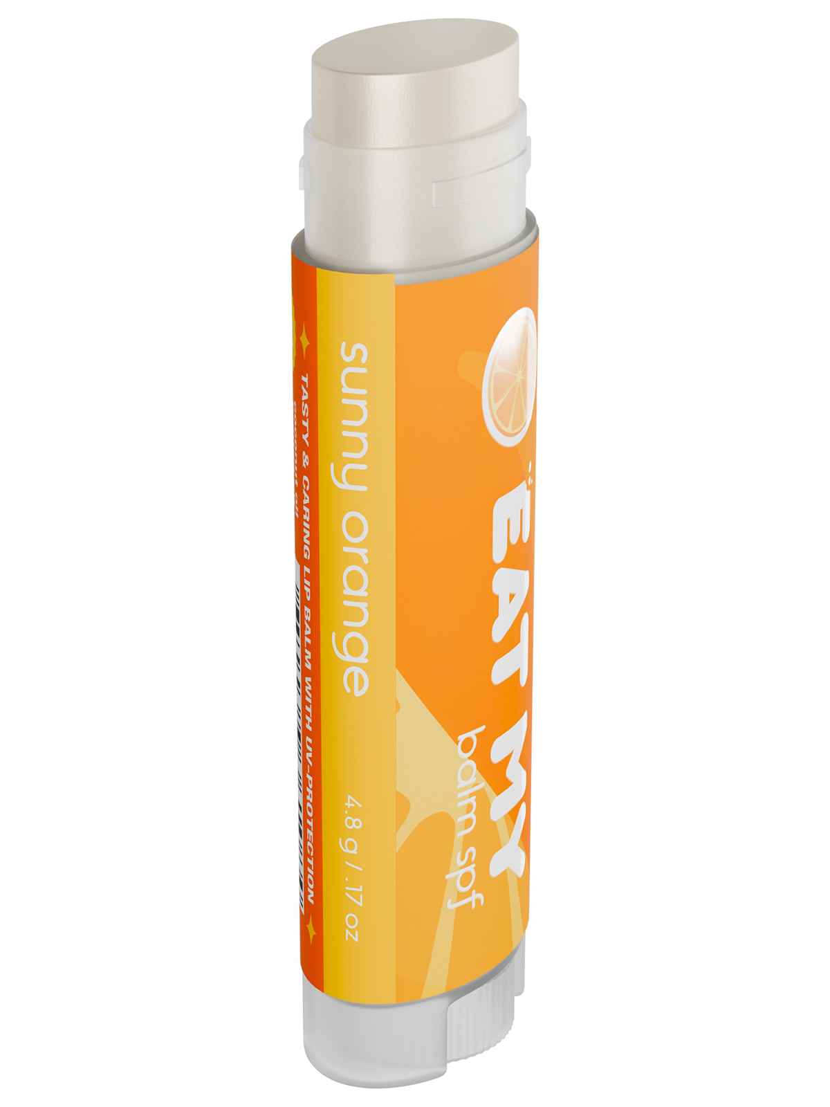 Бальзам для губ c SPF30 Солнечный апельсин 4,8г от Eat My + 2