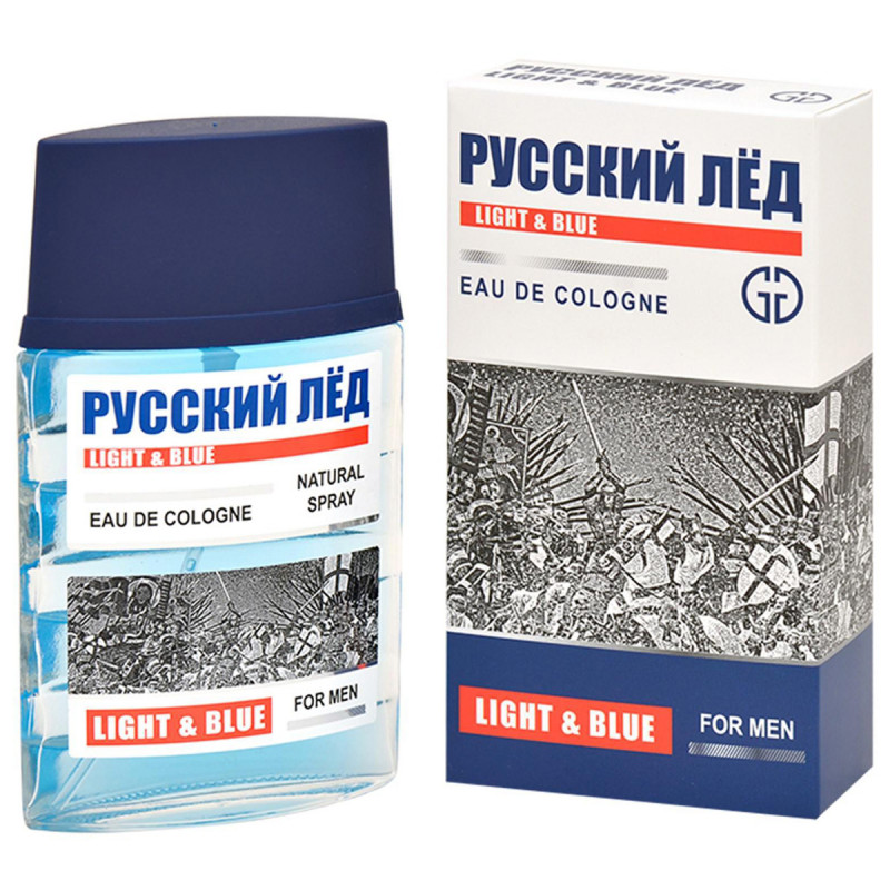 Одеколон мужской Русский лёд Light & Blue 60мл от Gianni Gentile + 1