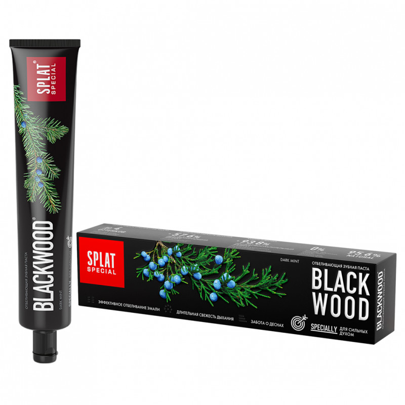 Special Зубная паста Blackwood 75мл  от Splat + 1