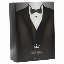 Коробка сборная крышка-дно "Джентльмен" 21х15х7см