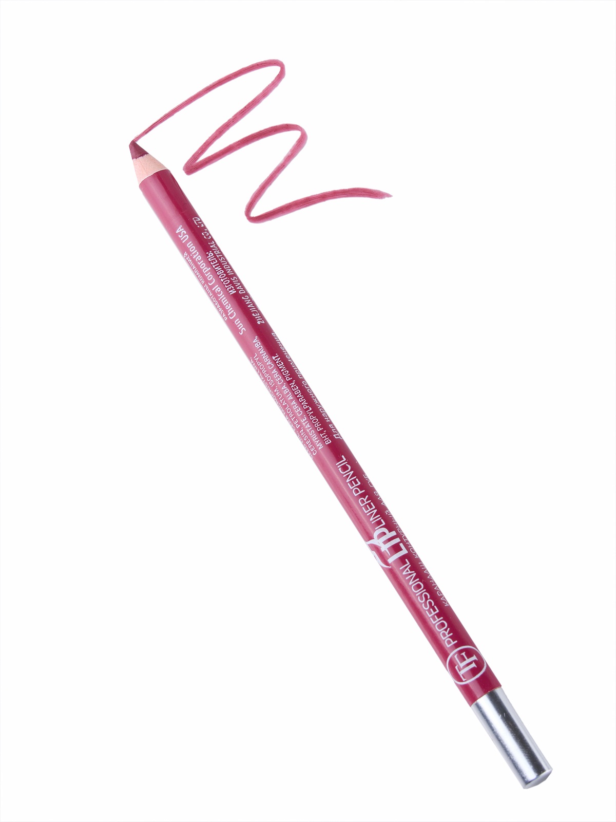 Карандаш для губ с точилкой, тон 12 розовая роза от TF cosmetics + 2