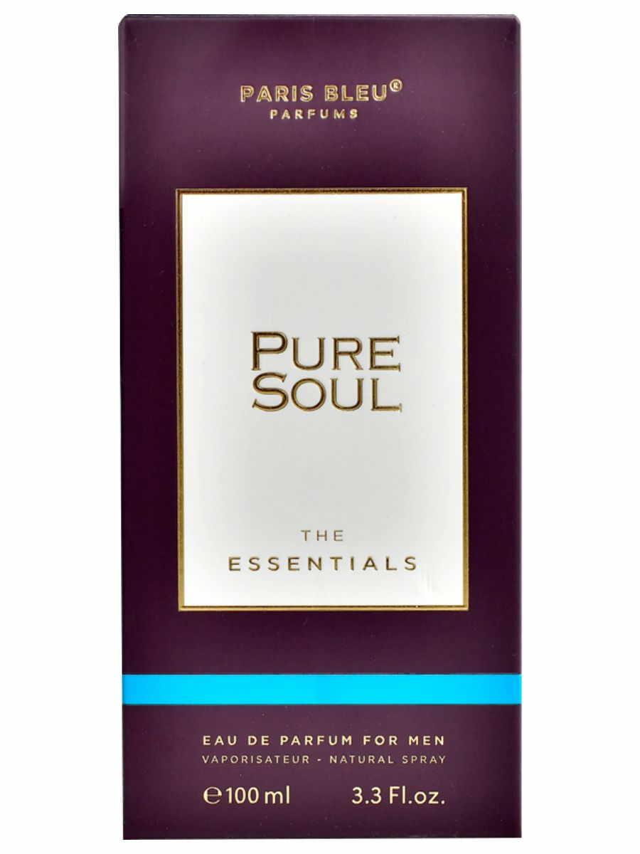 Парфюмерная вода мужская The Essentials Pure Soul 100мл от Paris Blue + 2