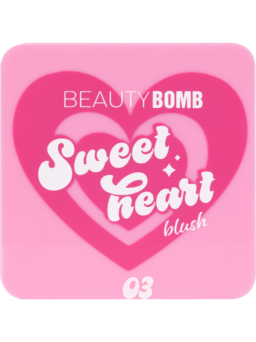 Румяна Sweetheart, тон 03 Dollhouse / матовый светлый бордовый от Beauty Bomb + 5