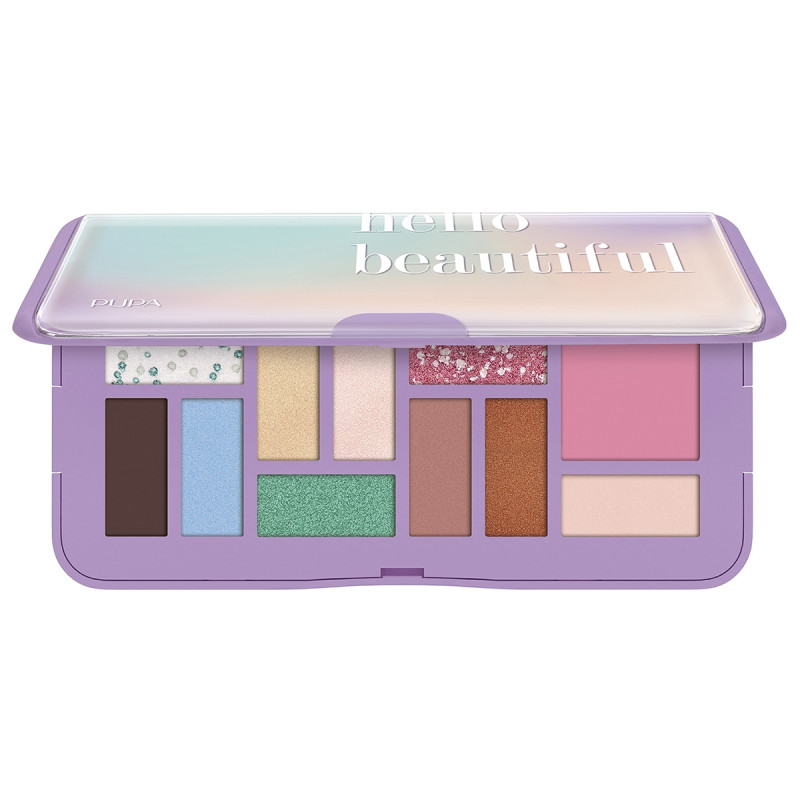 Палетка для макияжа Hello Beautiful, тон 002 Lilac 12г от Pupa + 1