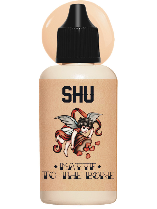 Тональный крем 12ч Matte to the Bone, тон 348 натуральный от SHU + 1