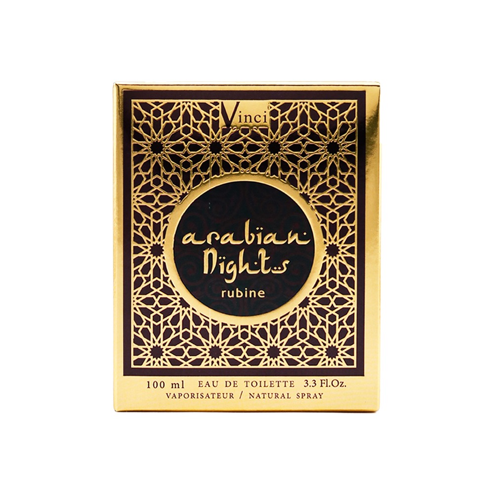 Туалетная вода женская Arabian Nights Rubine 100мл от Vinci + 3