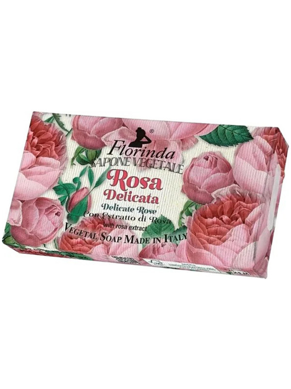 Мыло Нежная роза Rosa Delicata 50г от Florinda + 1