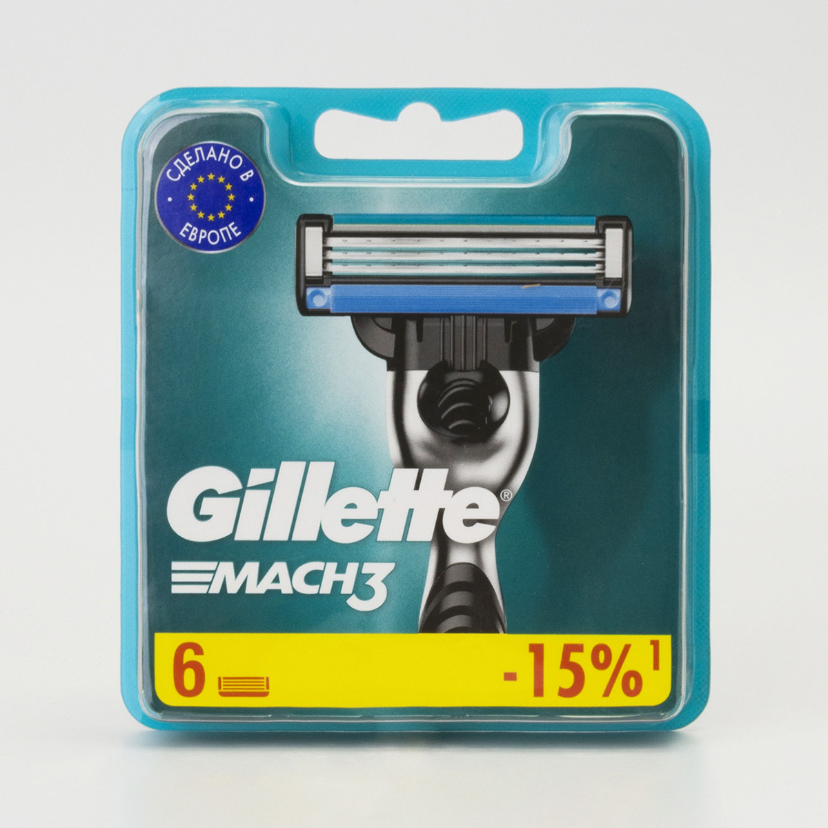 Смееные кассеты Mach3 6шт  от Gillette + 4