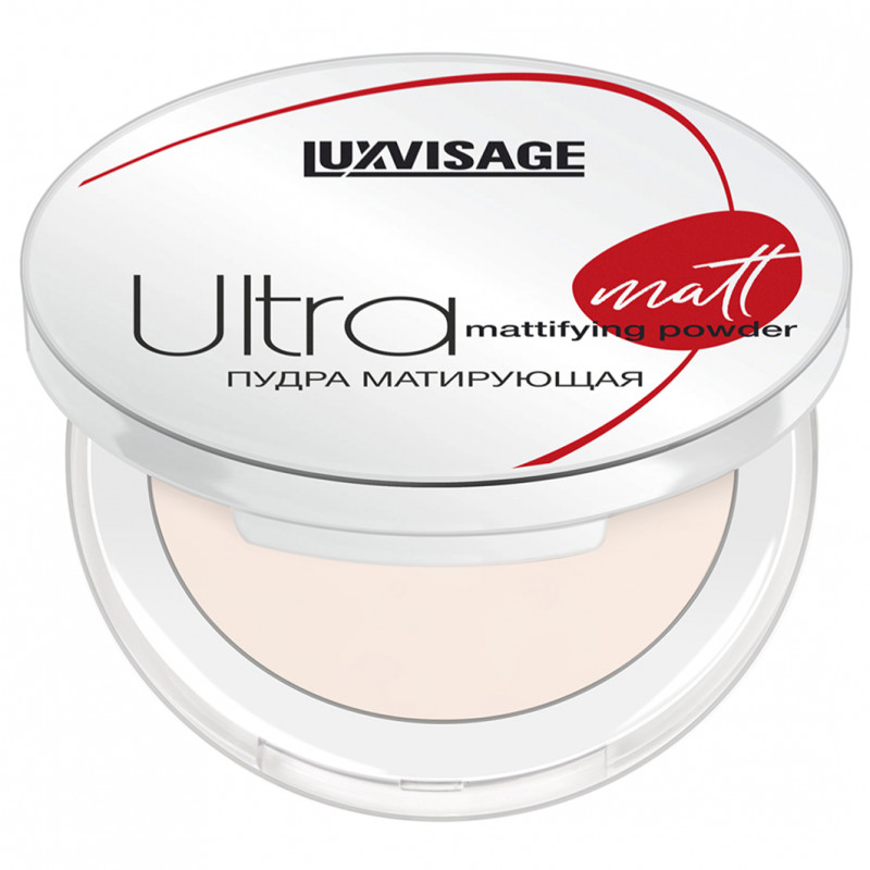 Пудра компактная матирующая Ultra Matt, тон 102 Natural от LuxVisage + 1