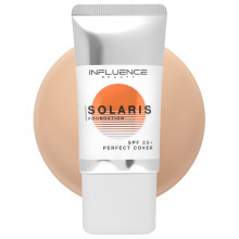 Тональная основа Solaris SPF25, тон 02 light / светло-бежевый