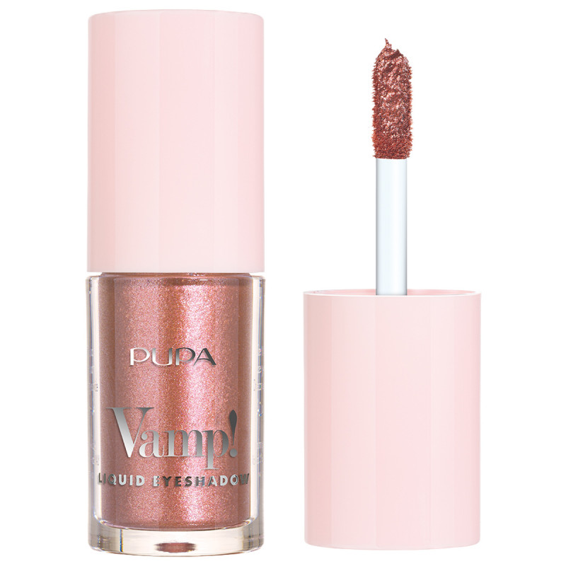 Тени для век жидкие Vamp! Liquid Eyeshadow, тон 004 rose от Pupa + 1