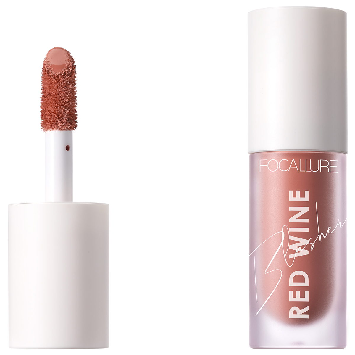 Румяна жидкие Hangover Red Wine Blusher, тон B02 sherry от Focallure + 2