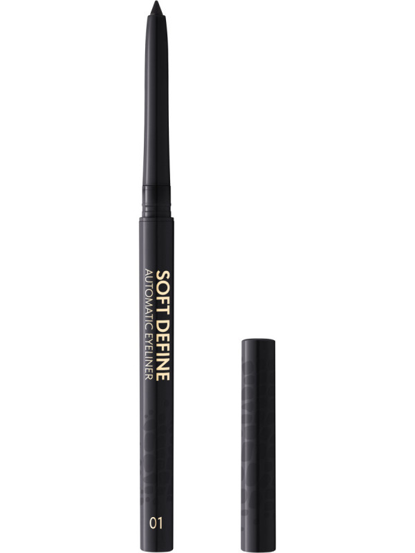 Карандаш для глаз автоматический Soft Define, тон 01 black от Stellary + 1