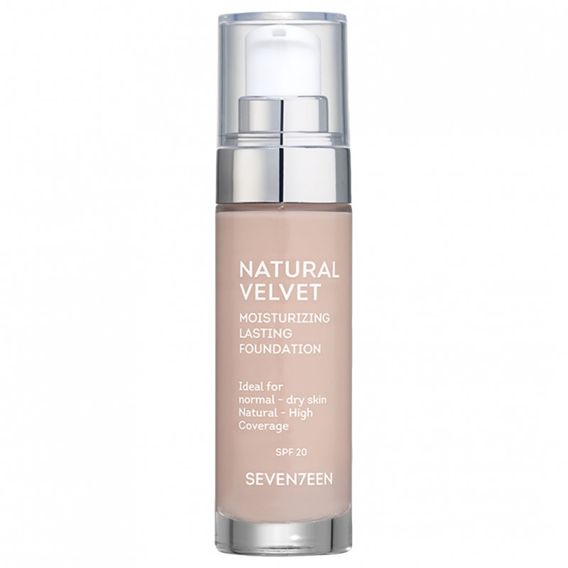 Тональный крем Natural Velvet, тон 05 средний бежевый 30мл от Seventeen + 1