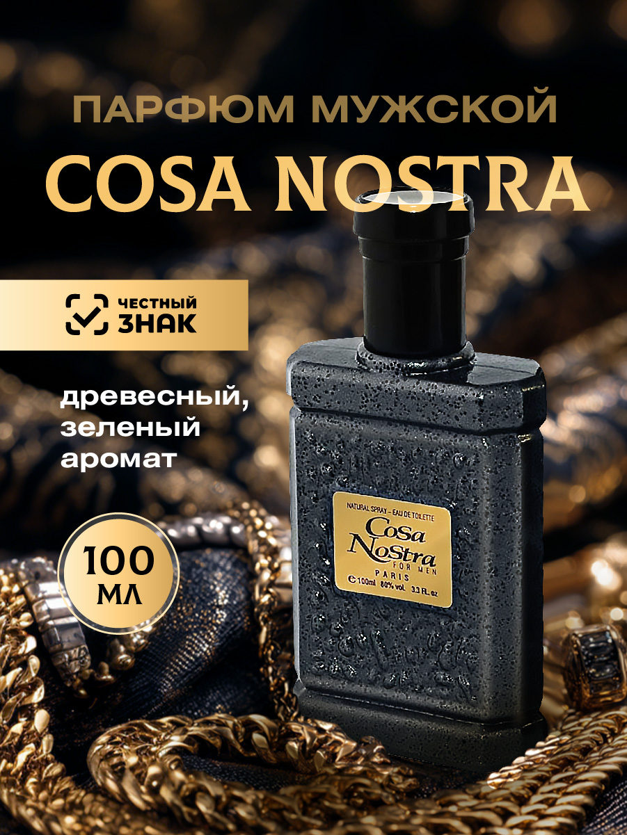Туалетная вода мужская Cosa Nostra Perfume 100мл  от Paris Line Parfums + 2