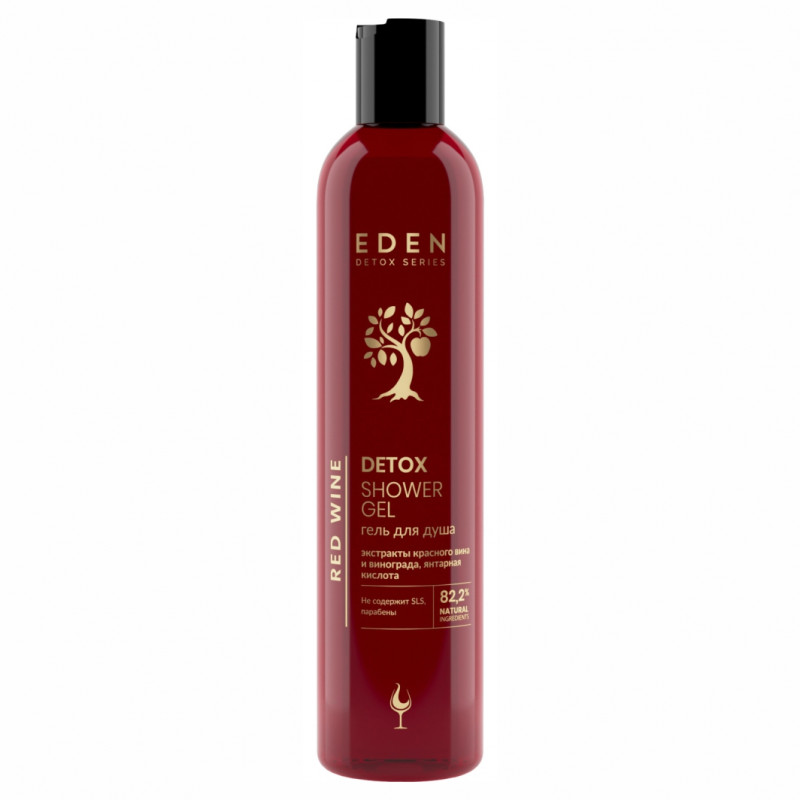 Detox Гель для душа Red Wine 350мл от EDEN + 1