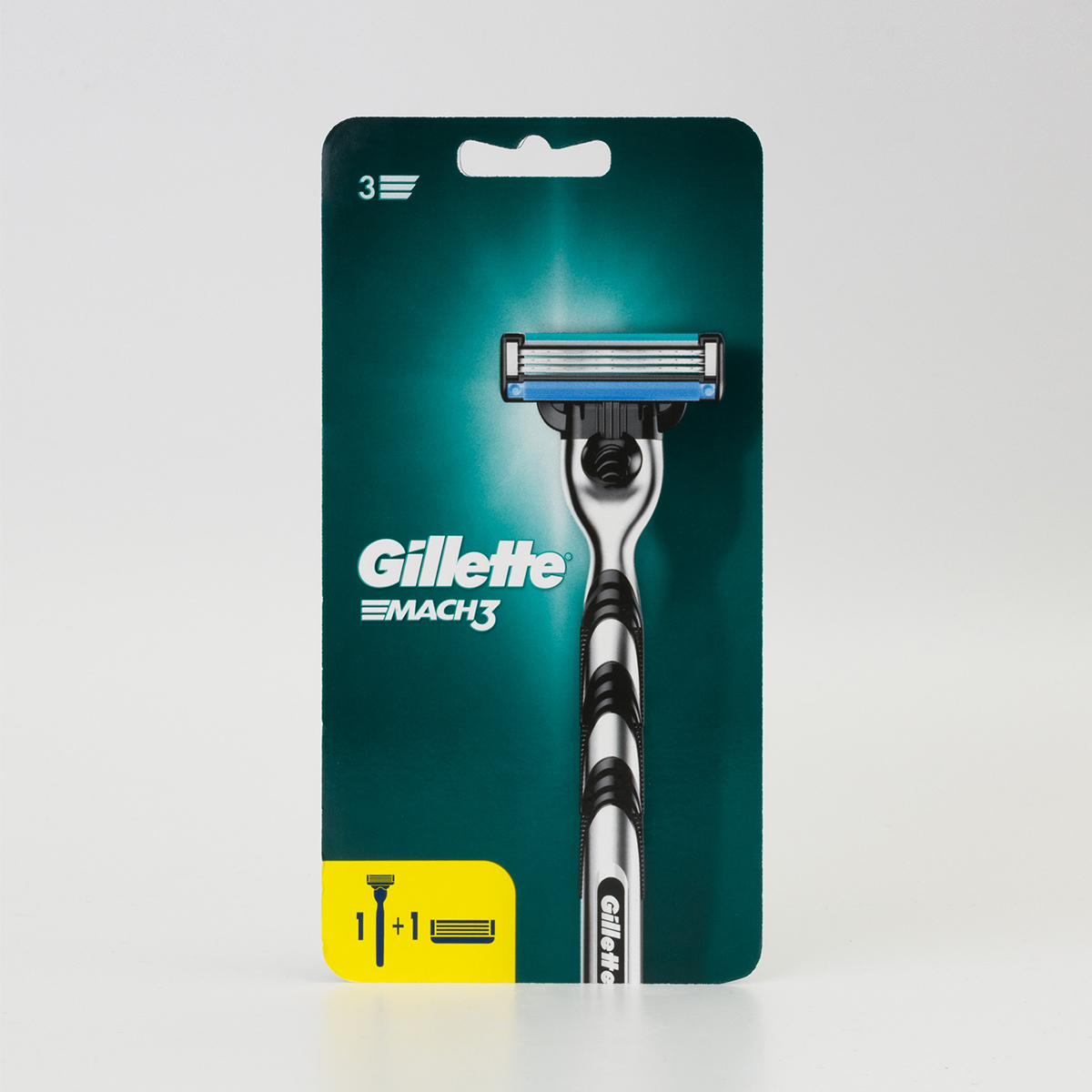 Станок для бритья Mach3 + 2 кассеты от Gillette + 3