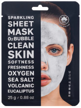Тканевая маска для лица ультраочищающая пузырьковая O2 Bubble Sheet Mask 25г