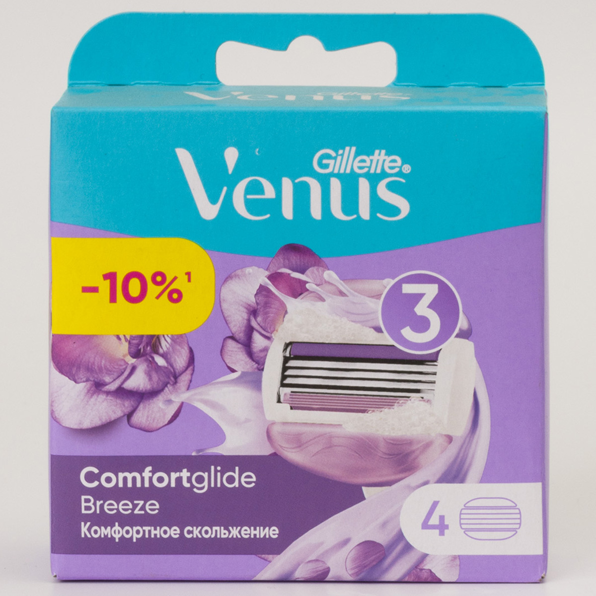 Сменные кассеты Venus Breeze 4шт от Gillette + 11