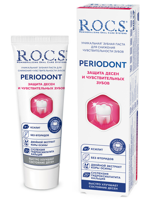 Зубная паста Periodont 94г от R.O.C.S. + 1