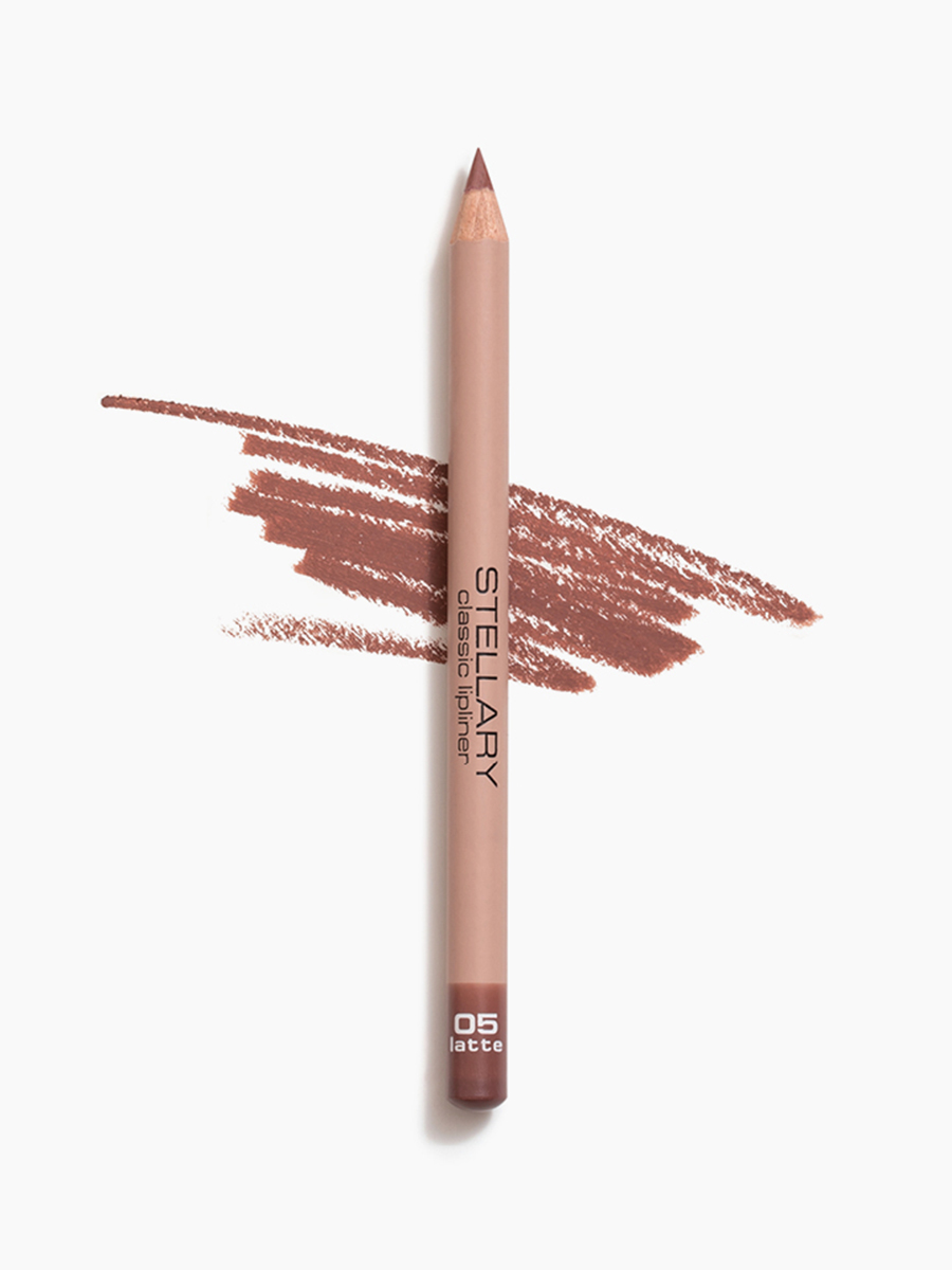 Карандаш для губ, тон 05 latte / карамельно-бежевый от Stellary + 2