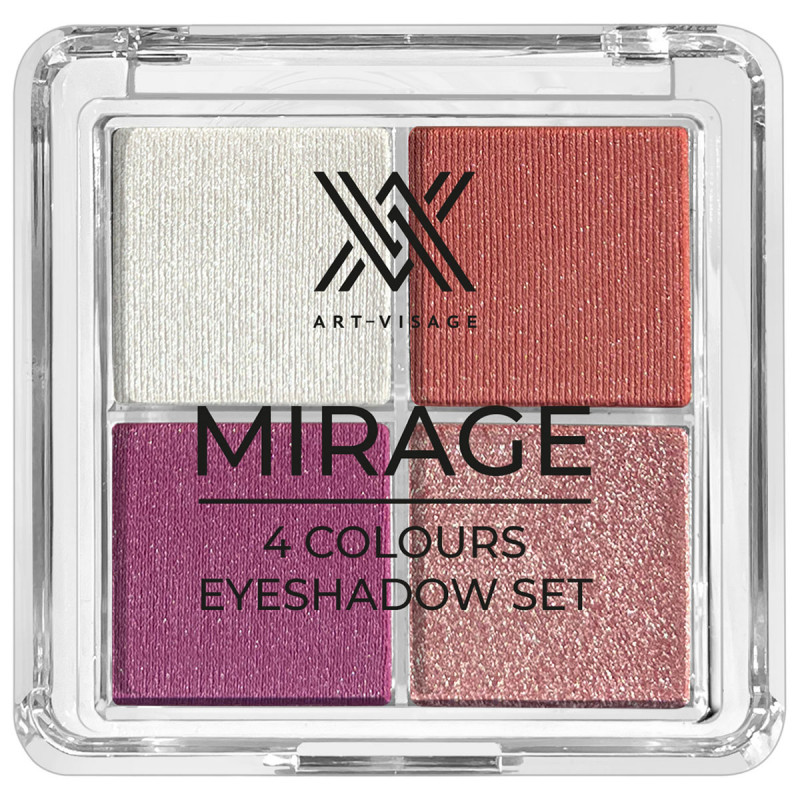 Палетка теней для век Mirage, тон 02 от Art-Visage  + 1