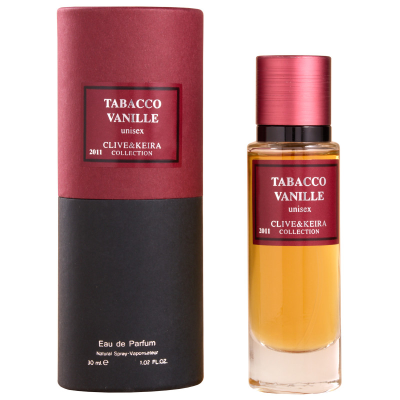 Парфюмерная вода унисекс №2011 Tabacco Vanille 30мл от Clive&Keira + 1