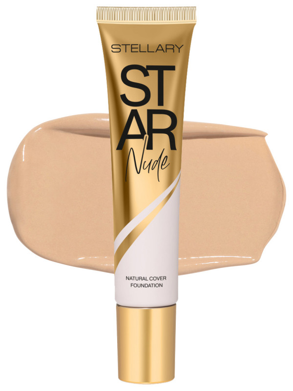 Выравнивающий Тональный крем Star Nude Foundation, тон 03 натуральный бежевый от Stellary + 1