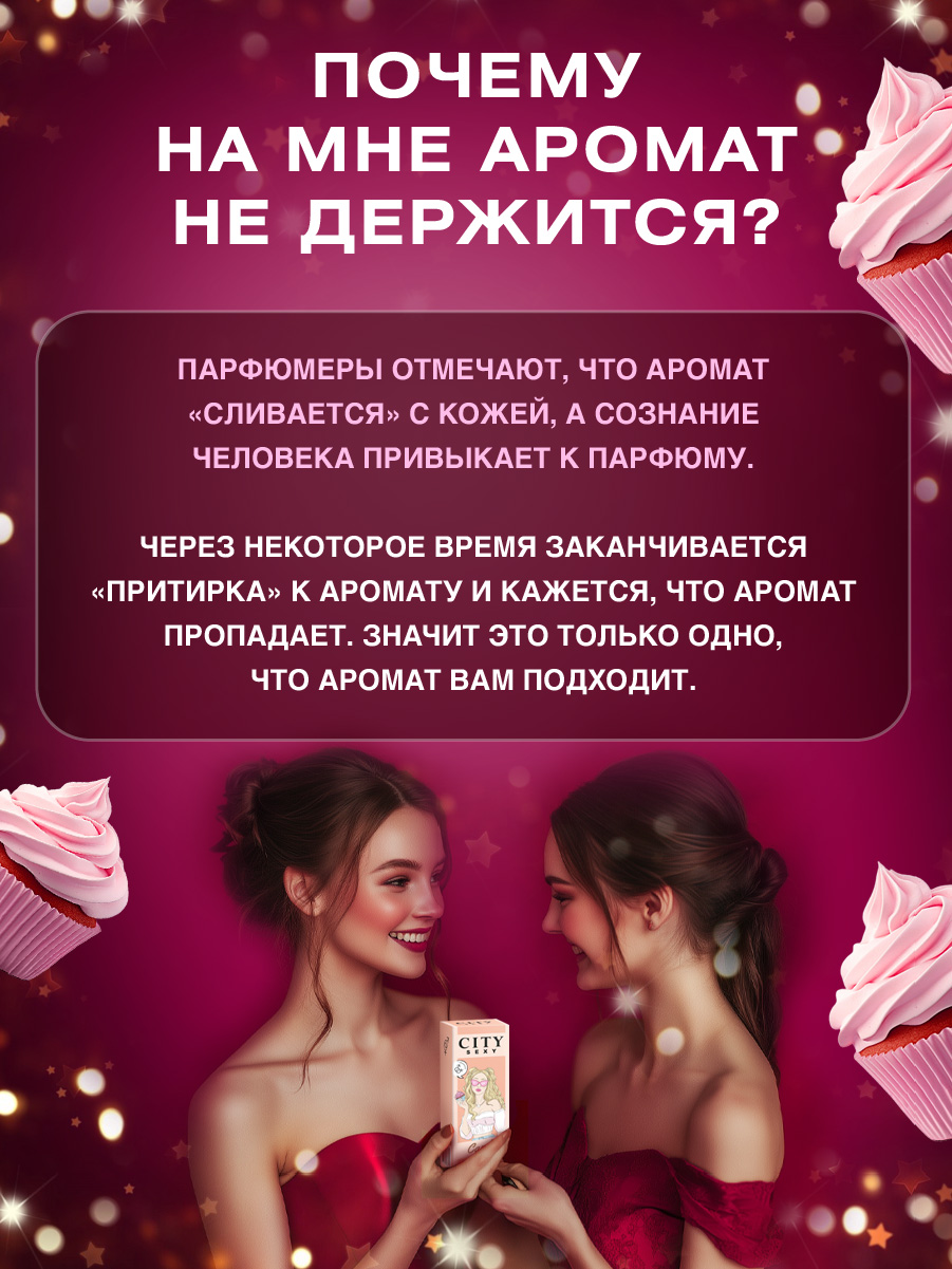 City Sexy Туалетная вода женская Candy 60мл от City Parfum + 8