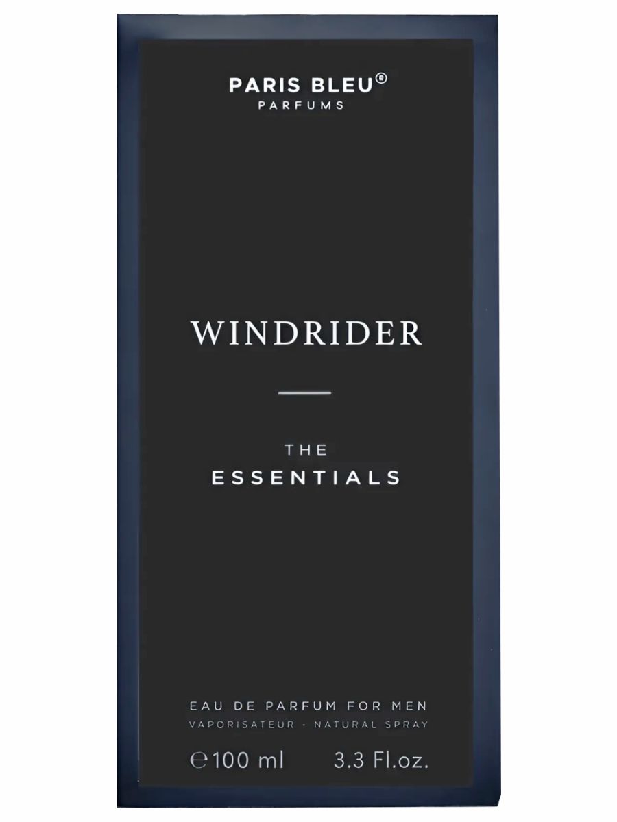Парфюмерная вода мужская The Essentials Windrider 100мл от Paris Blue + 2