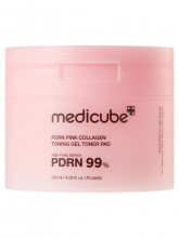 Тонер-пэды Ультратонкие гелевые с PDRN Pink Collagen Toning Gel Toner Pads 70шт/120мл