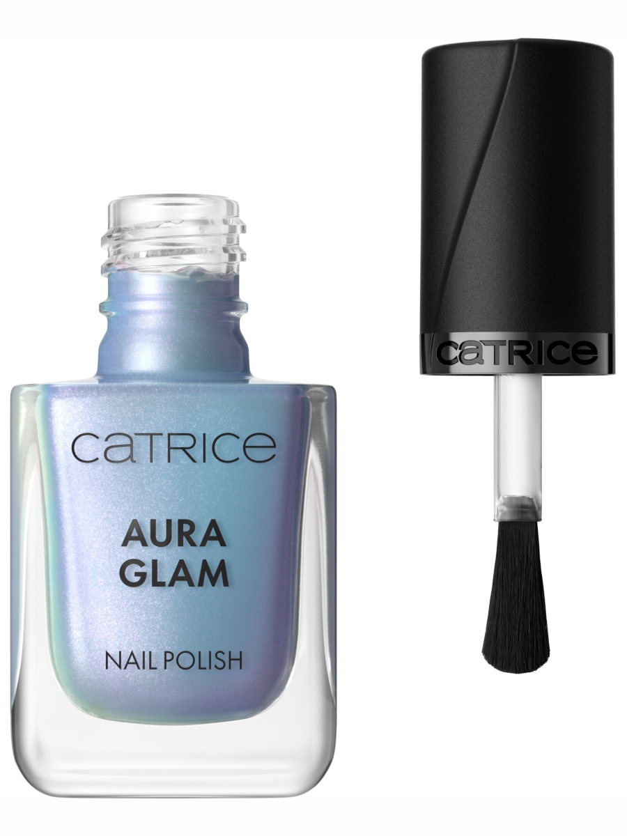 Лак для ногтей Aura Glam, тон 040 Ocean Whisper от Catrice + 2