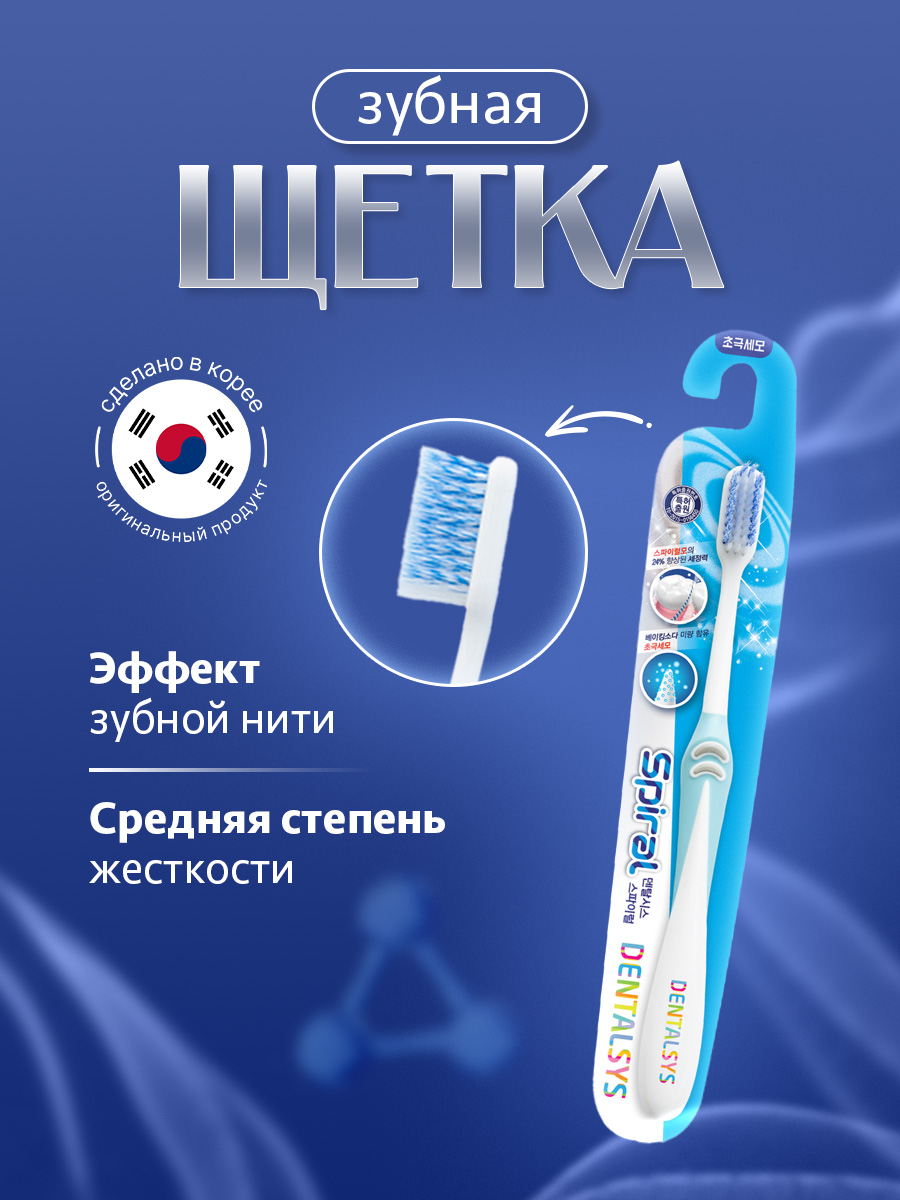 Зубная щетка с эффектом зубной нити от Dentalsys + 7