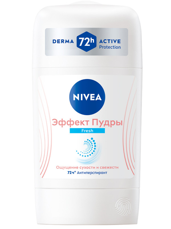 Дезодорант антиперспирант стик Эффект пудры Fresh женский 40г от Nivea + 1