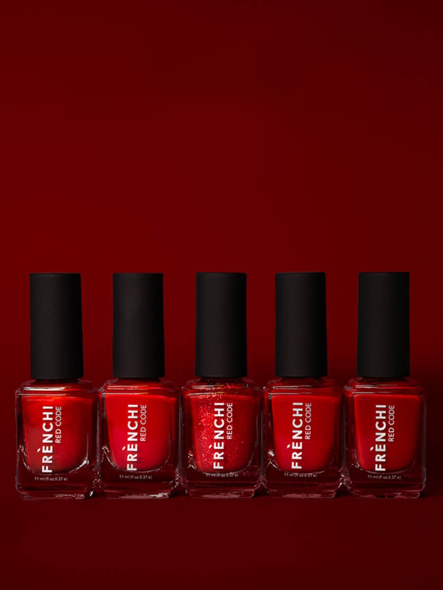 Лак для ногтей Red Code, тон 02 Киноварь от Frenchi  + 2