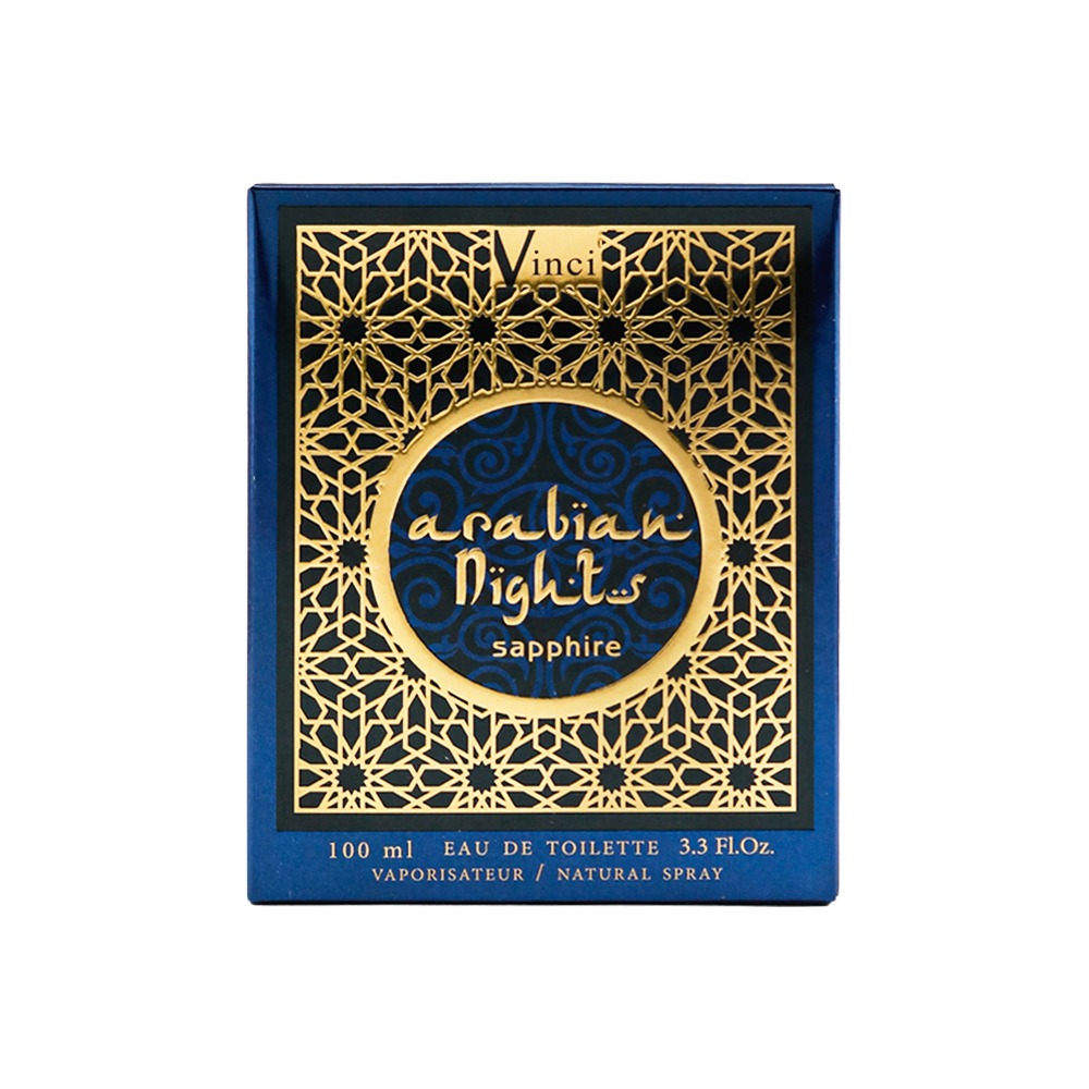 Туалетная вода женская Arabian Nights Sapphire 100мл от Vinci + 3