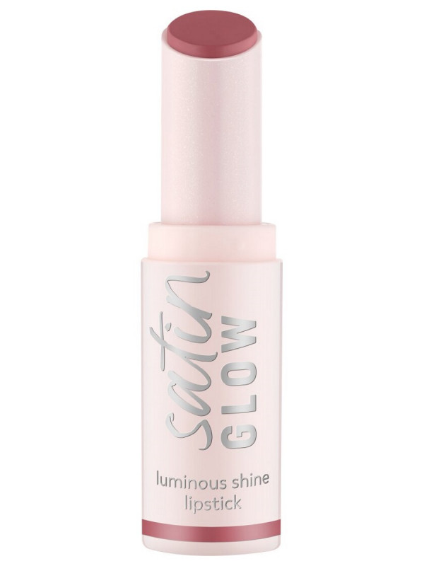 Помада для губ Satin Glow, тон 03 Rose and Shine от Essence + 1