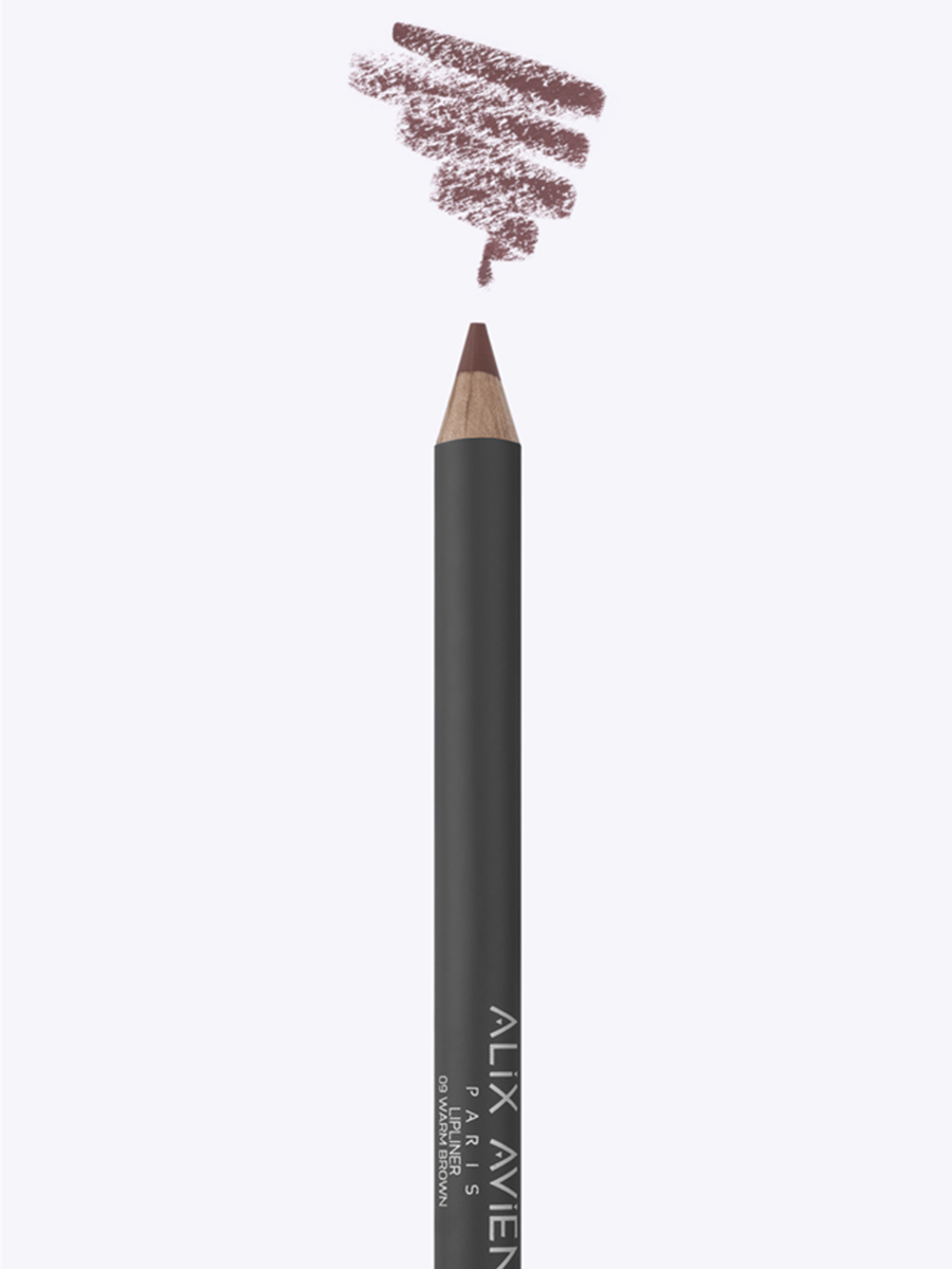 Карандаш для губ Lipliner Pencil, тон 09 warm brown от Alix Avien Paris + 3