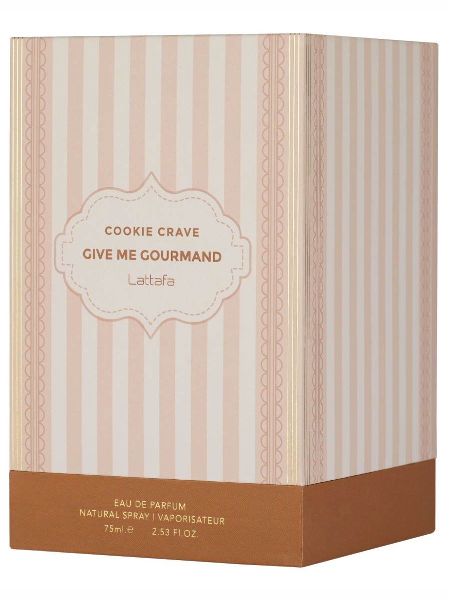 Парфюмерная вода женская Give Me Gourmand Cookie Crave 75мл от Lattafa + 3